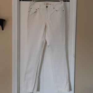 Tall White 5 Pocket Jeans
